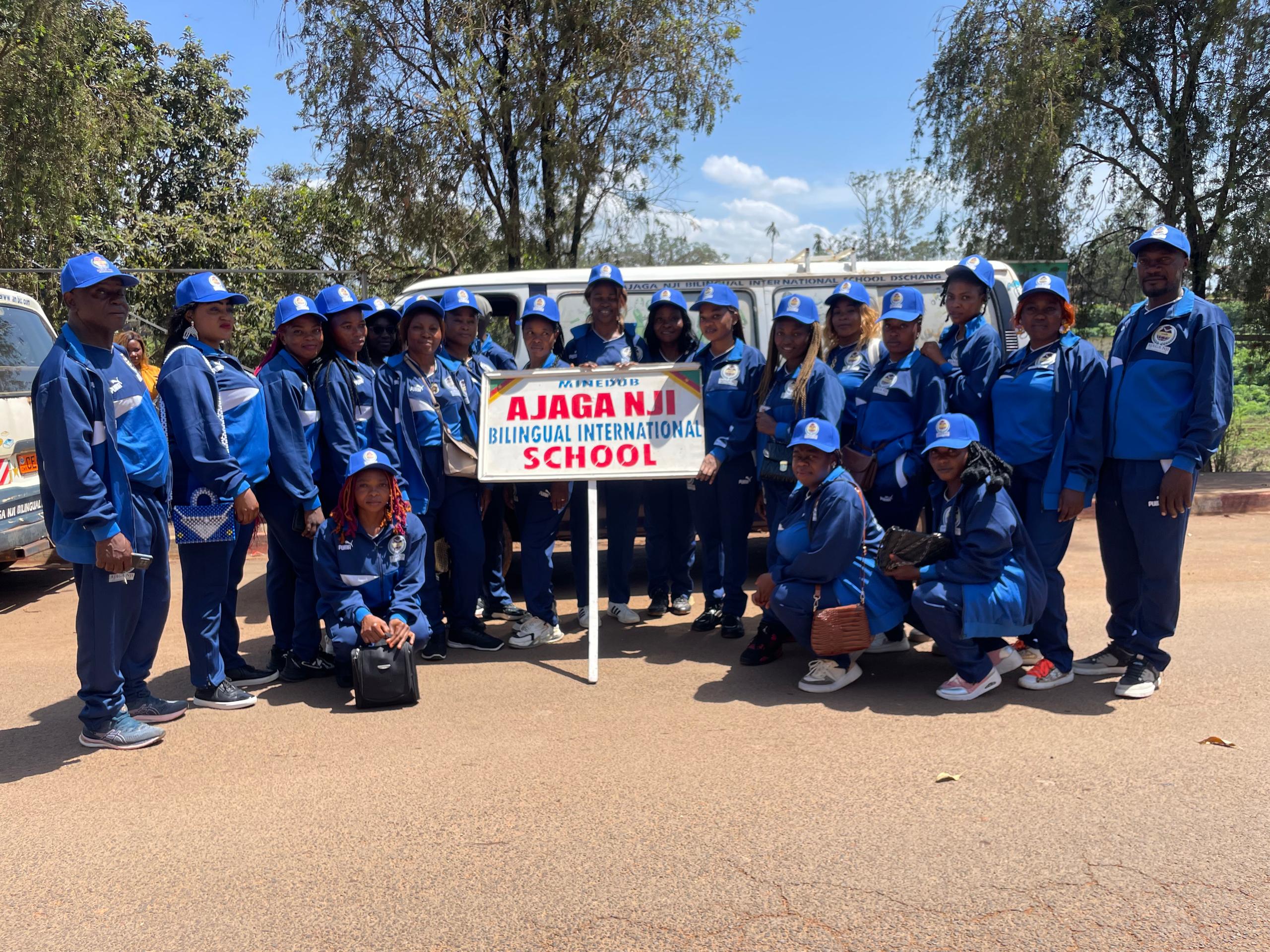 School outing photograph from Ajaga Nji Bilingual International School