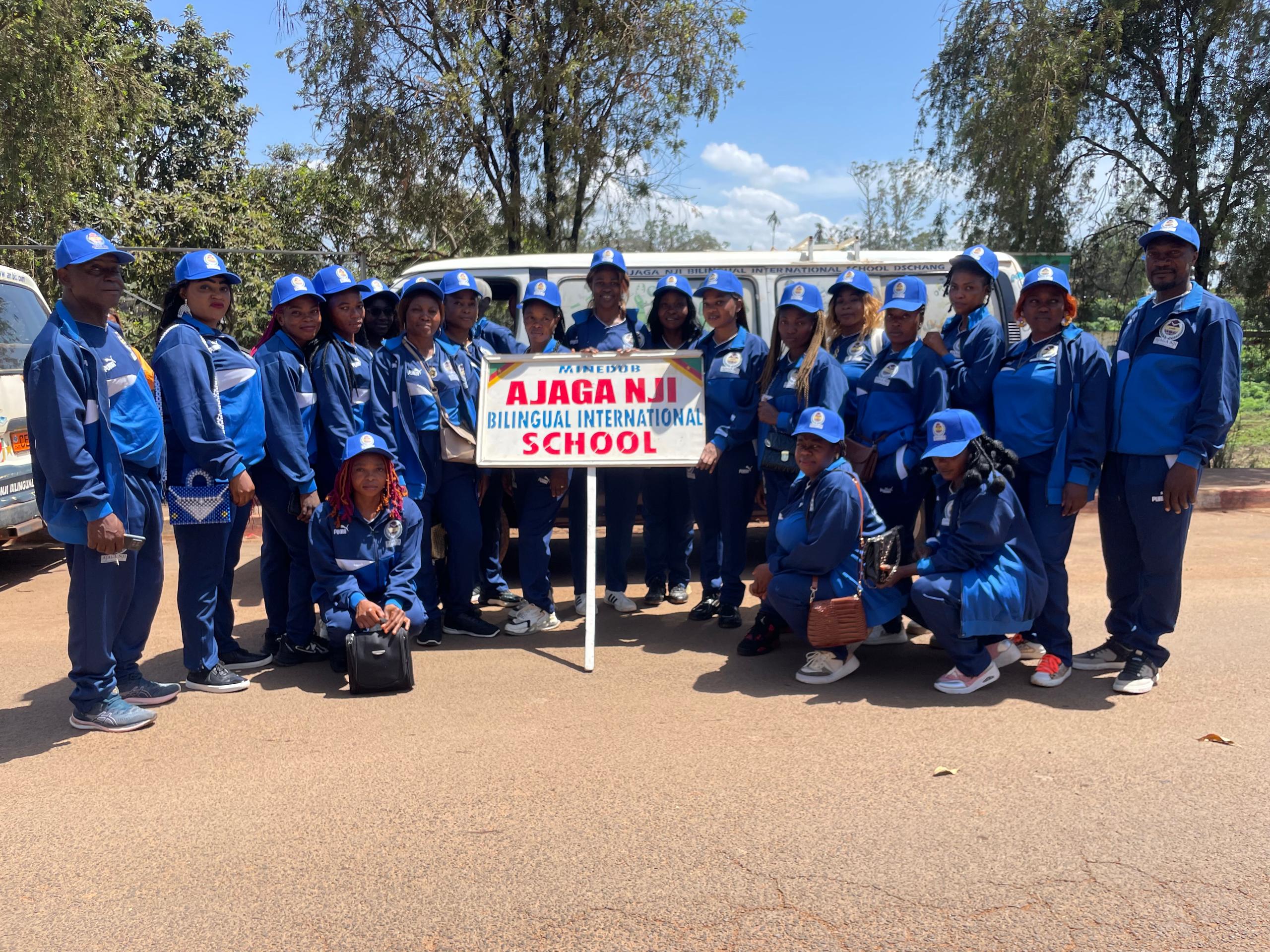 School outing photograph from Ajaga Nji Bilingual International School