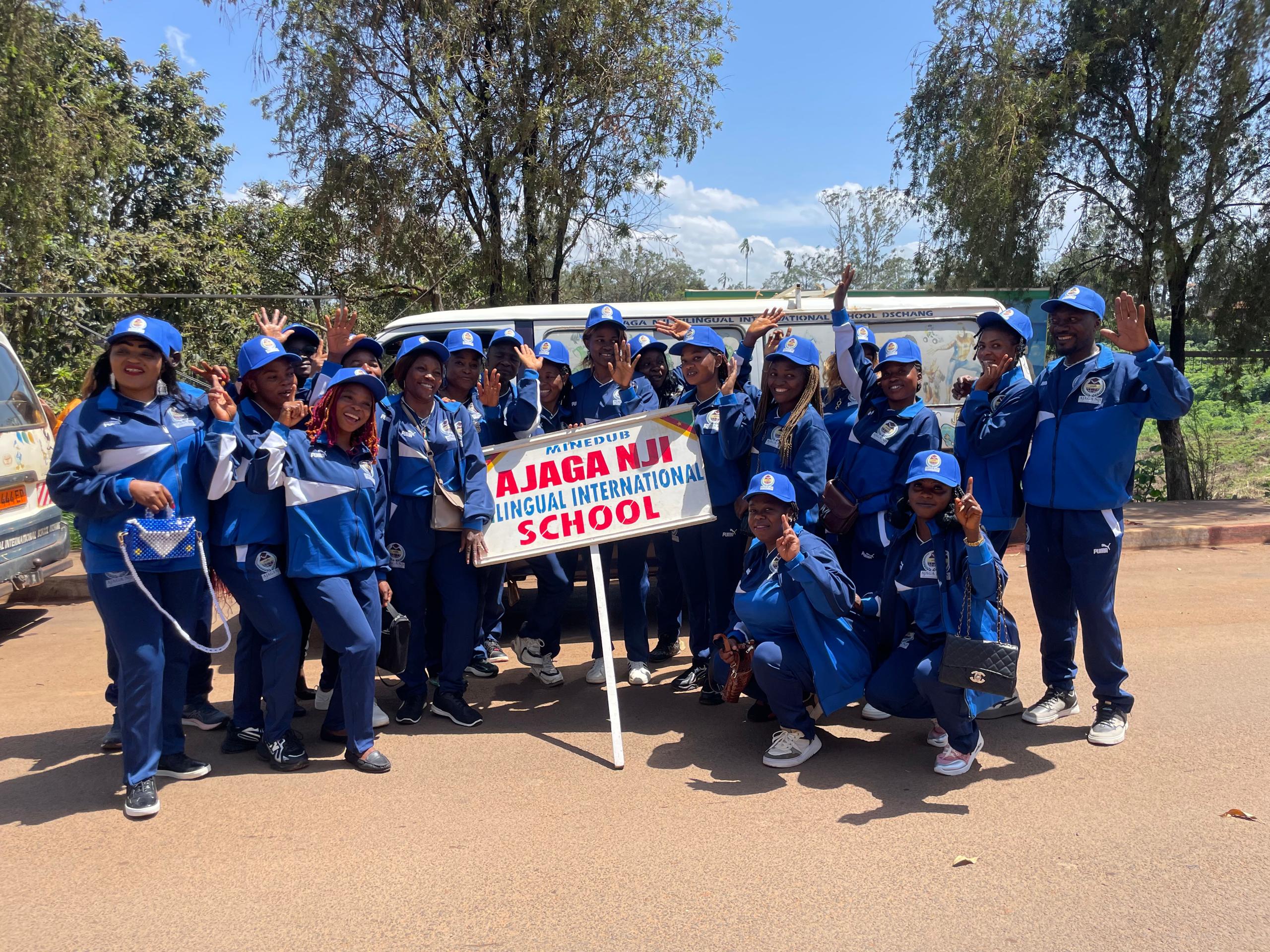 School outing photograph from Ajaga Nji Bilingual International School