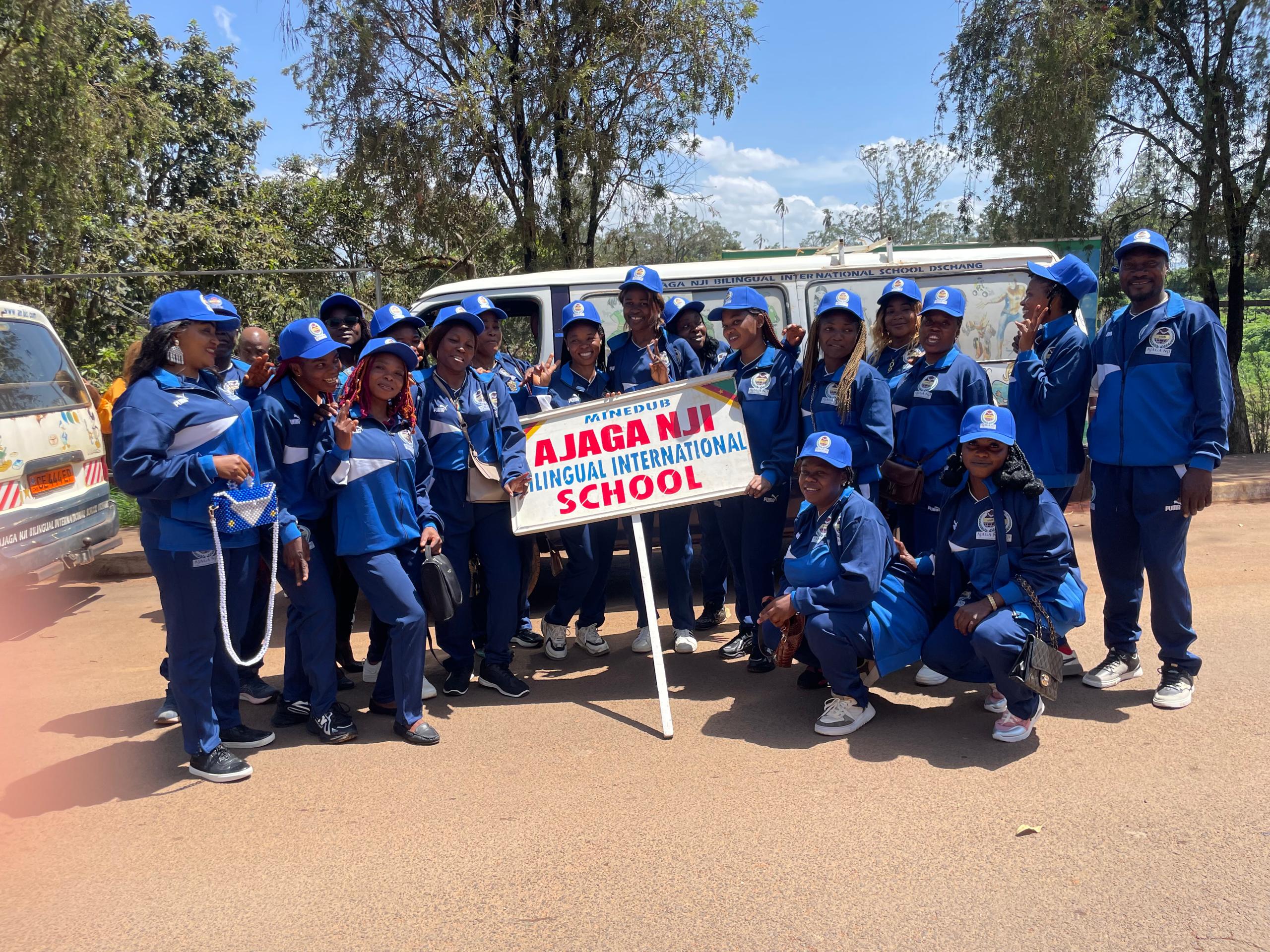 School outing photograph from Ajaga Nji Bilingual International School